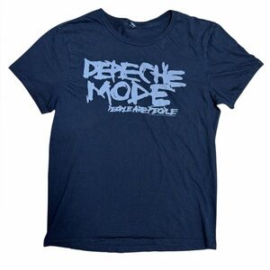 Depeche Mode Graphic Band T-Shirt Black Size L Unisex 100% Cotton